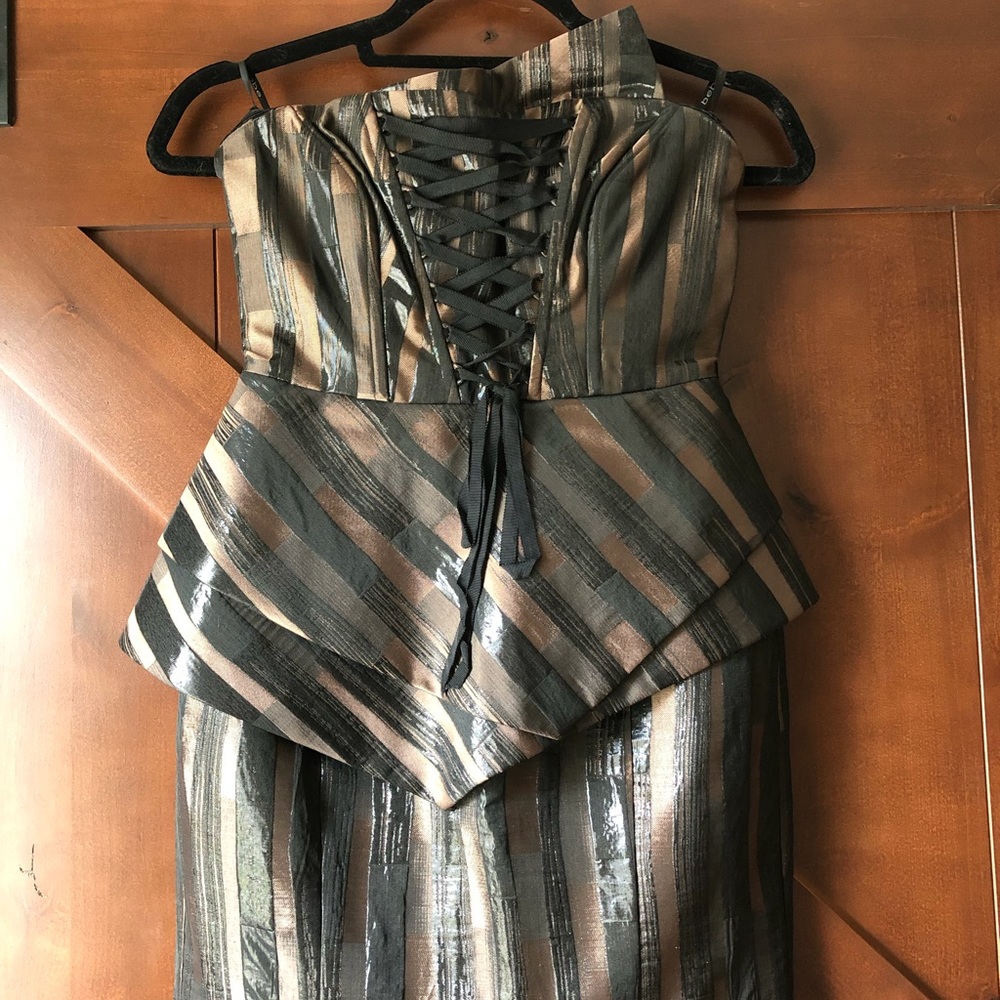 Peplum style dress